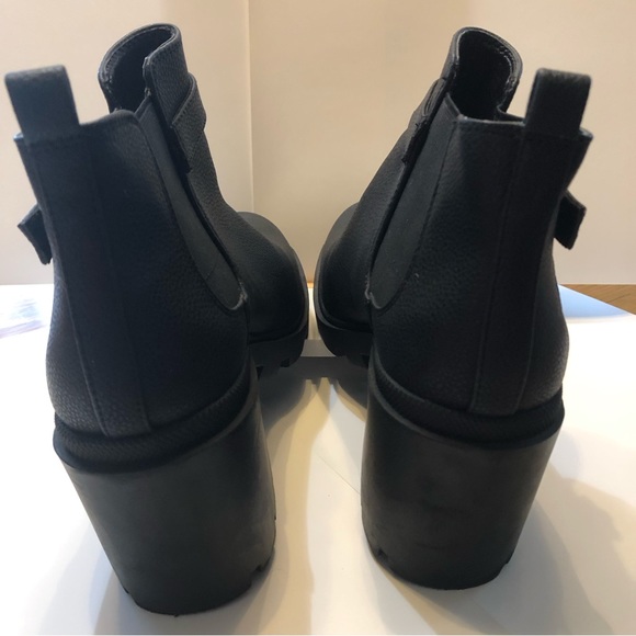 Boots with chunky heel size 9m women’s black MIX no 6 brand - Picture 9 of 9